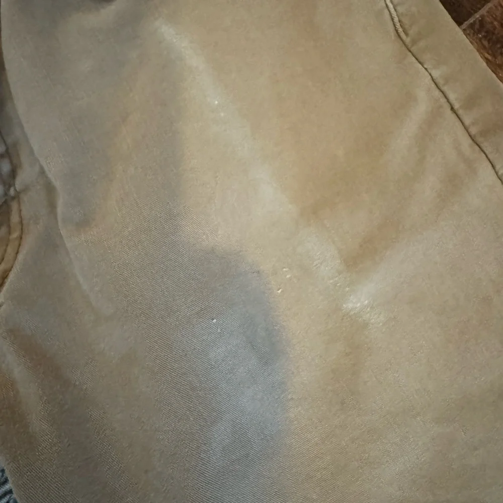 Levi's 505 Khaki Denim Jeans Distressed - Picture 10 of 10